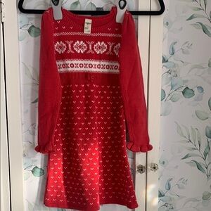 OshKosh B'gosh Red and White Knit Dress. So adorable